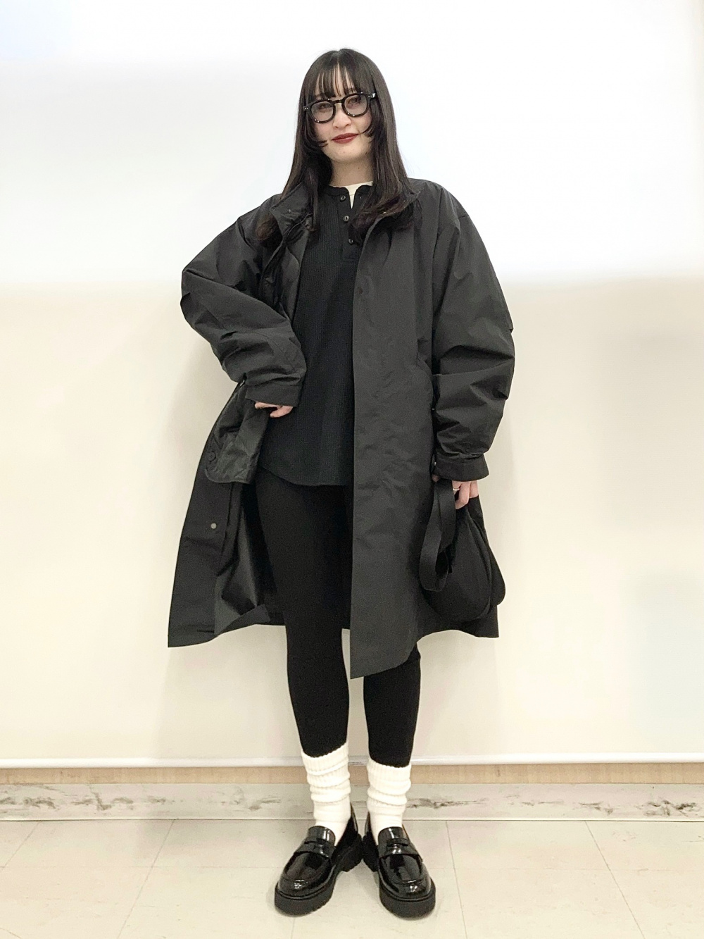 ジャンプスーツ、ウィンドプルーフ2WAYコート」の着用コーディネート