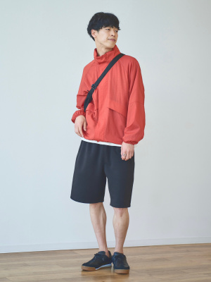 UNIQLO ライトウェイトスタンドブルゾン L オレンジ 明日28日発売発売！UNIQLO:C試着レポ（メンズ&小物編） | 40代