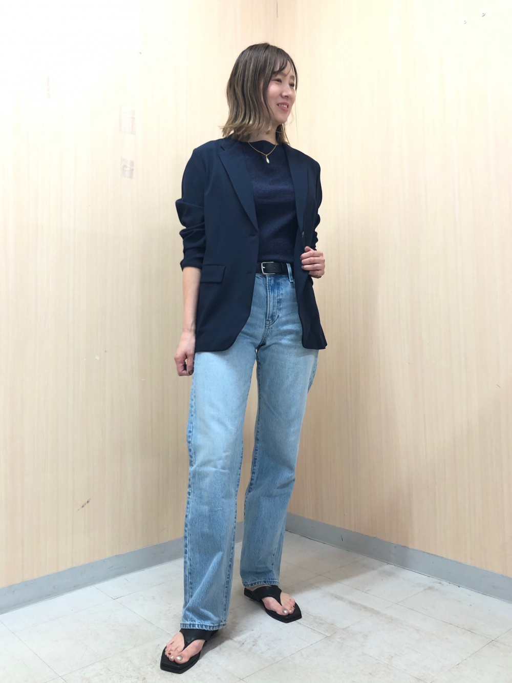 感動ジャケット、感動タックパンツ」の着用コーディネート| ユニクロ公式
