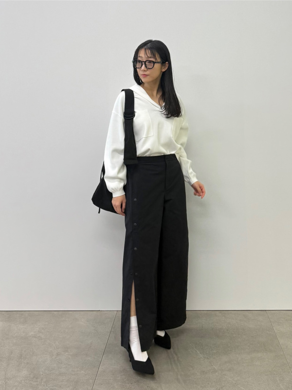 ユニクロ C サイドスナップパンツ 61 タグ付き ユニクロC】4990円→3990円に値下げ！「スタイルが良く見える
