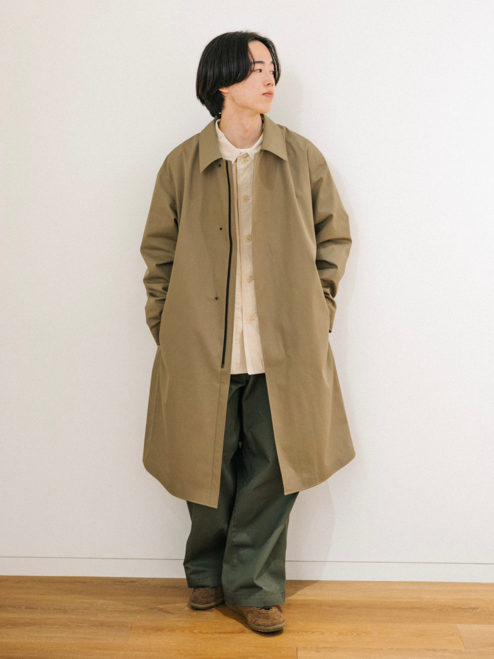 ブロックテックステンカラーコート」の着用コーディネート| ユニクロ公式