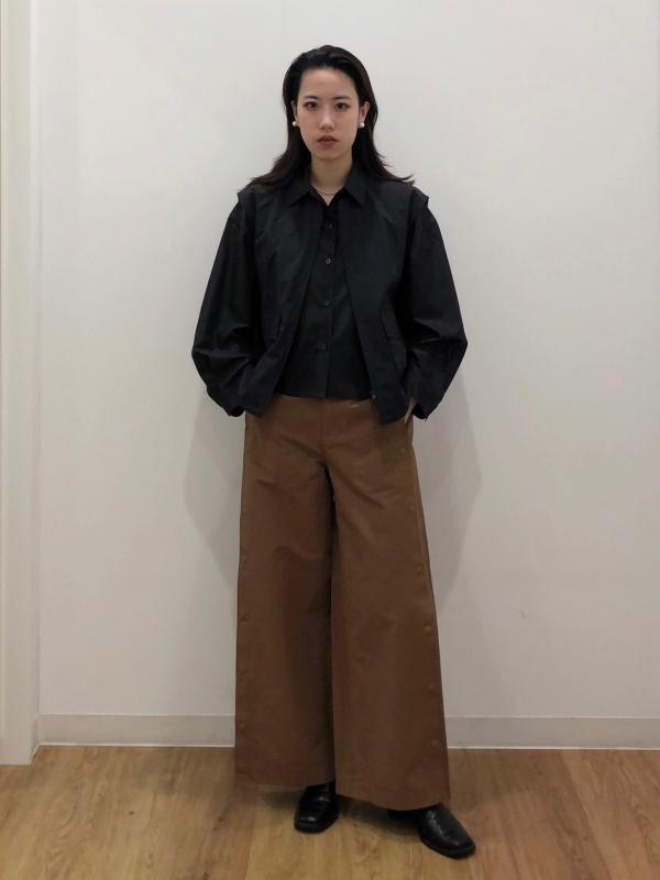 ユニクロ C サイドスナップパンツ 61 タグ付き UNIQLO:C】サイドスナップパンツは、小柄でも裾上げいらずの神