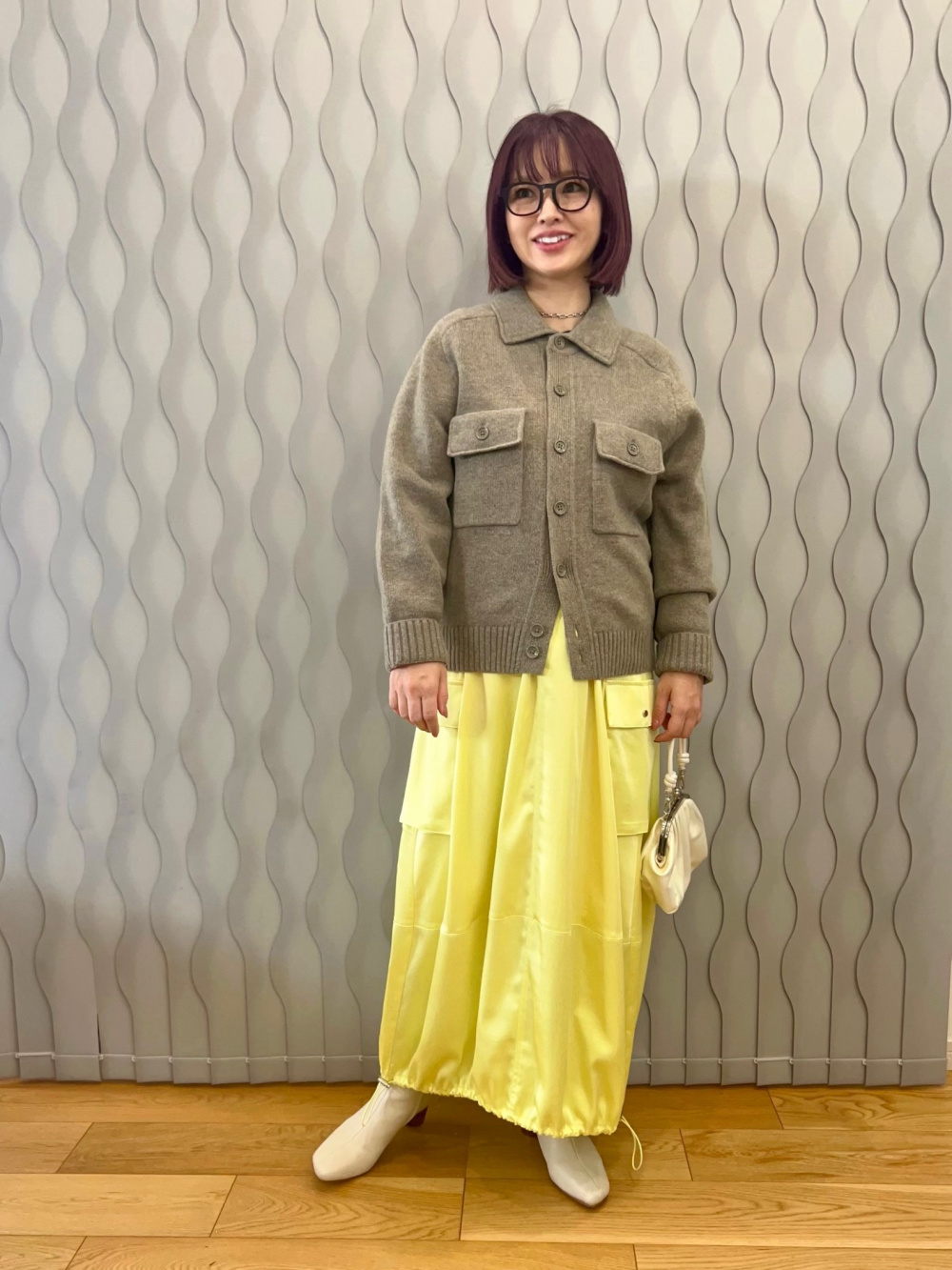 UNIQLO U ラムニットジャケット Green Mサイズ ユニクロのラムニットジャケットが良すぎる！ @uniqlo_jp