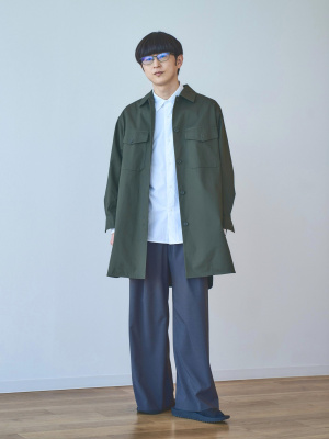 ユニクロ公式 | オーバーサイズシャツコート