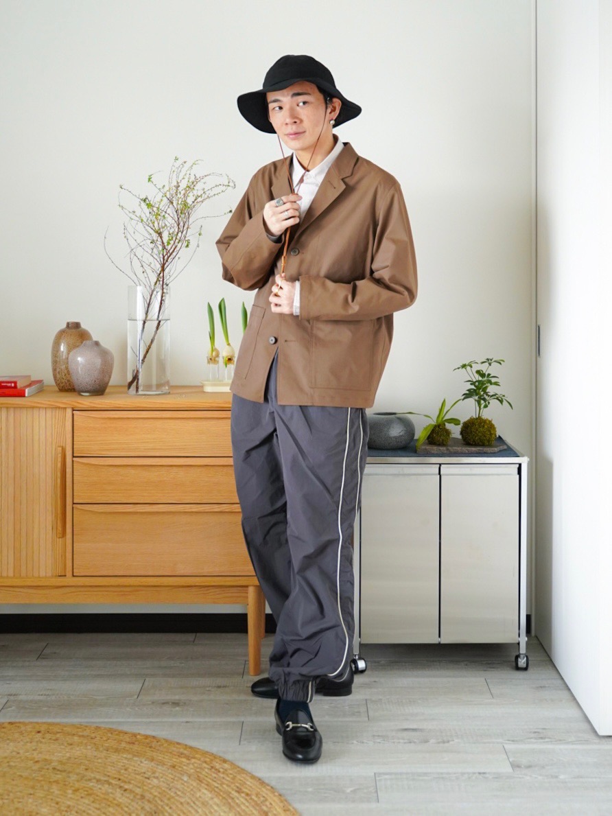 ワークジャケット、イージーワークパンツ」の着用コーディネート