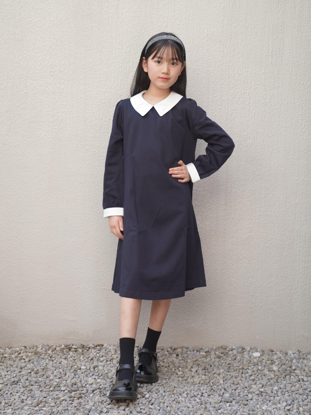 UNIQLOガールズ160 卒服　フォーマル 子供の卒入園・卒入学式の服はユニクロキッズで！動きやすくで品