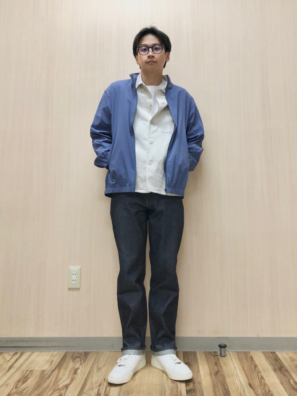 レギュラーフィットジーンズ/セルビッジ」の着用コーディネート