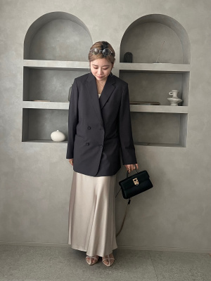 感動ダブルジャケット リラックスフィット　ブラック M ユニクロ公式 | 感動ダブルジャケットリラックスフィット