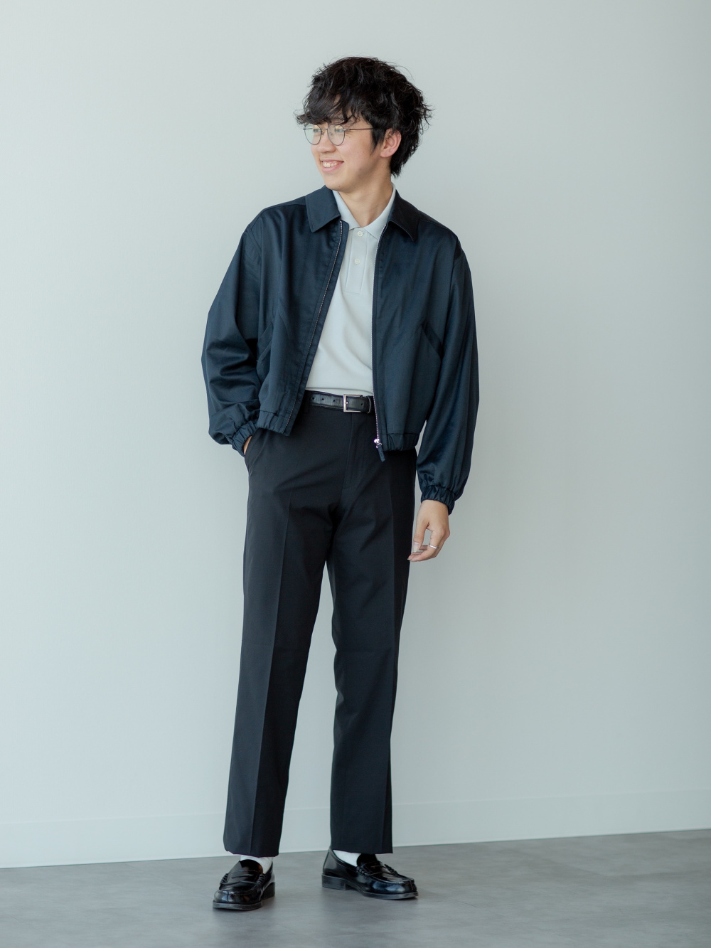 ジップアップショートブルゾン」の着用コーディネート| ユニクロ公式