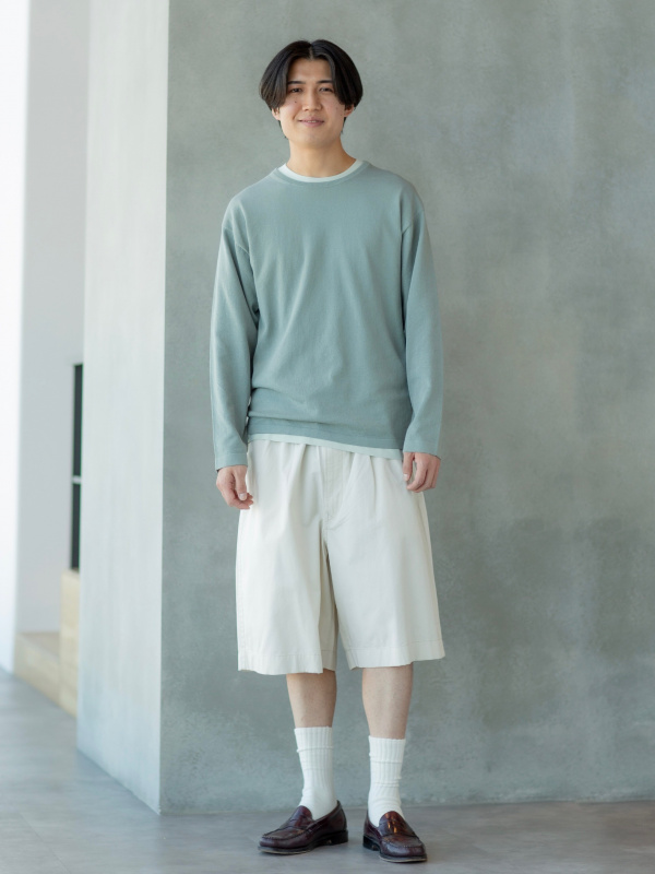 【カジュアルなコーデにマッチ♡】Louis Vuitton Tシャツ ダミエショートスリーブコットンニットシャツ ｜ルイ・ヴィトン