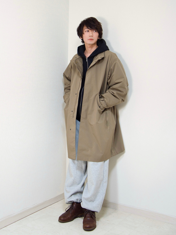 ウィンドプルーフ2WAYコート（メンズ）の着用コーディネート一覧