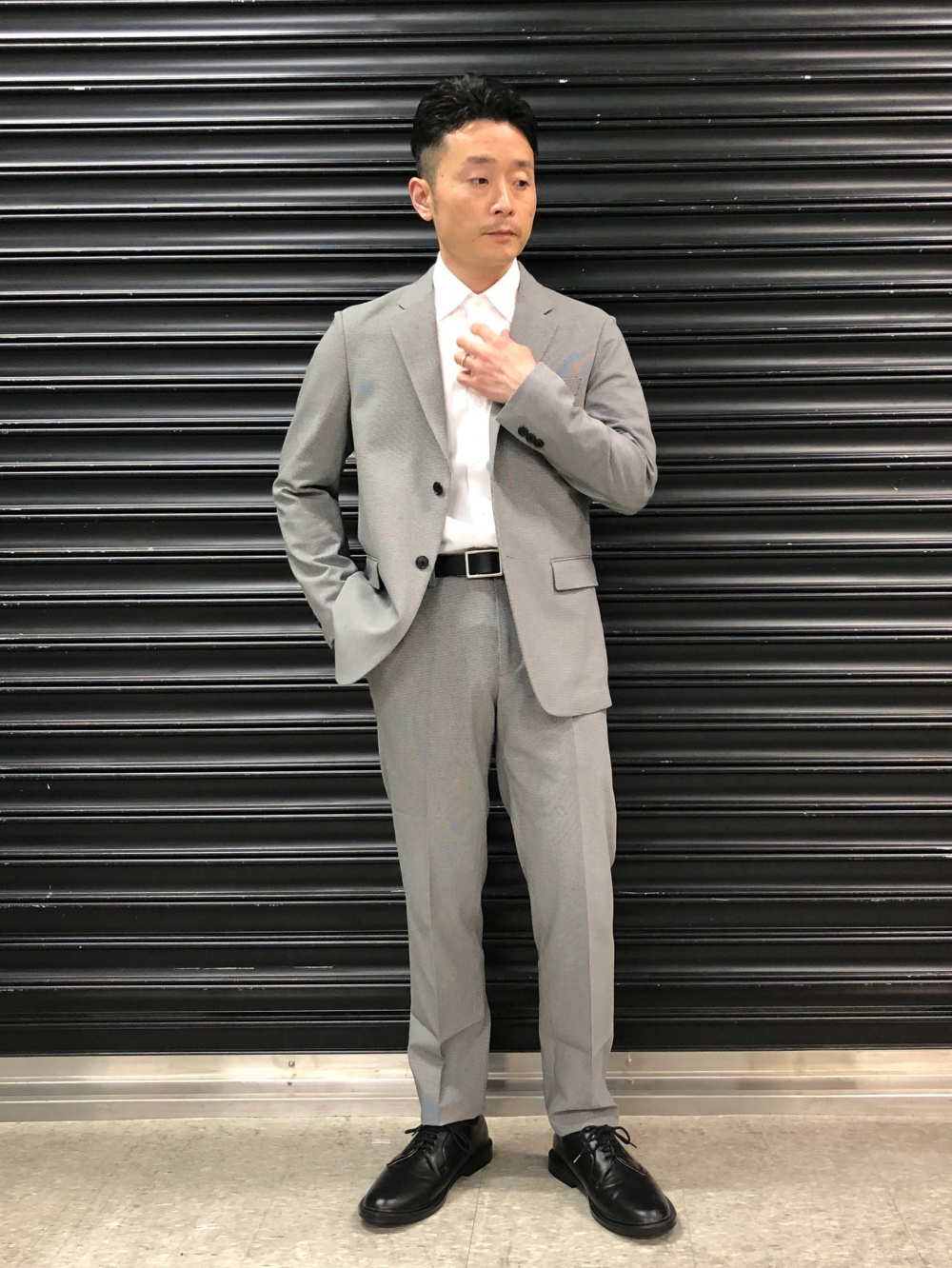 テーラードジャケット セットアップ可能、感動パンツ/チドリ」の