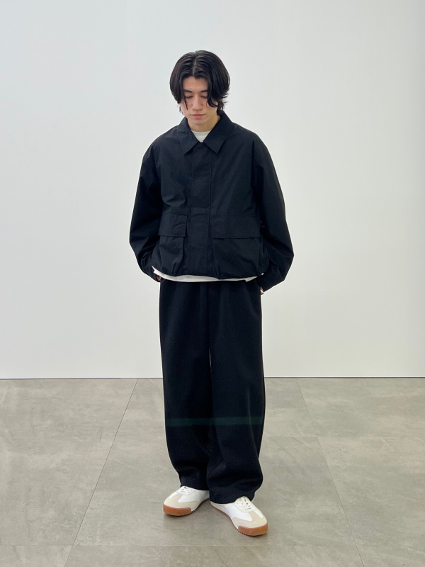 ユニクロ:C コットンショートブルゾン　DARK BROWN XL ユニクロ公式 | コットンショートブルゾン