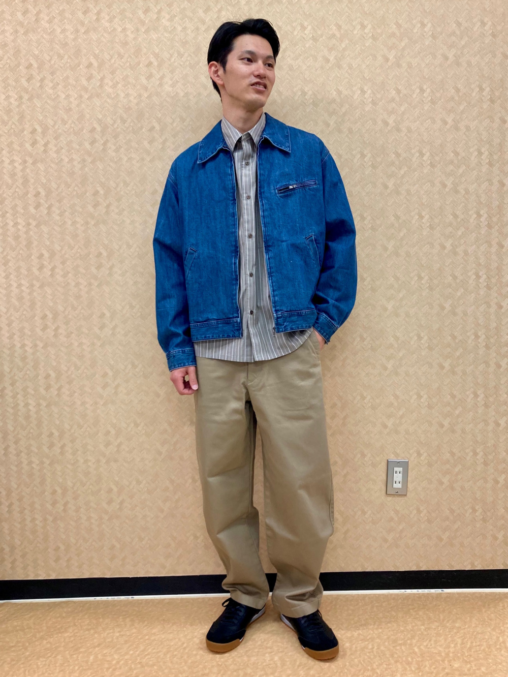 ライトウェイトスタンドブルゾン、ブロードオーバーサイズシャツ