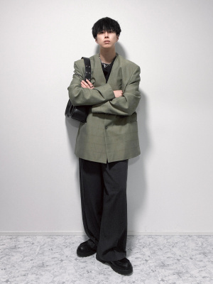 ユニクロ公式 | エアリズムコットンオーバーサイズモックネックT（5分袖）