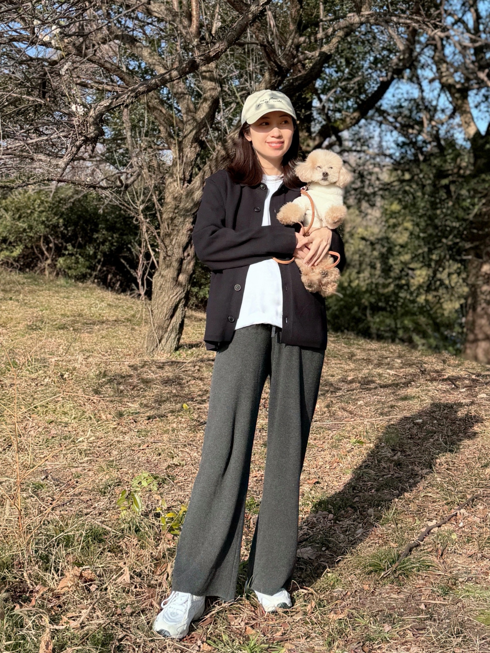 ユニクロ ウォッシャブルニットリブパンツ XL 塗れる