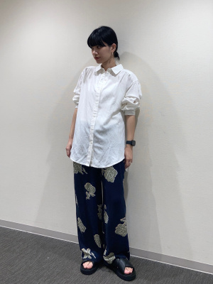 ユニクロ公式 | リネンブレンドオーバーサイズシャツ