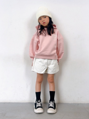 8683 Louis Vuitton ピンク クロップドパーカー ユニクロ公式 | GIRLS