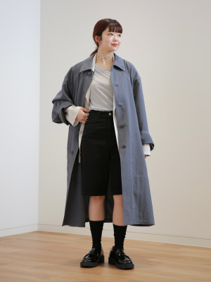 ユニクロ公式 | オーバーサイズステンカラーコート