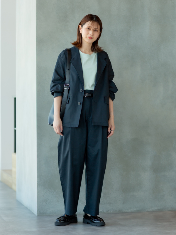 UNIQLO U コットンブレンドジャケット　DARK GRAY コットンブレンドジャケット｜ユニクロの通販｜&mall（アンド