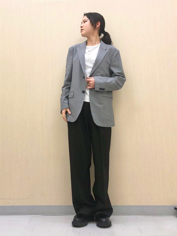コットンブレンドブラタンクトップ、感動ジャケット/チドリの
