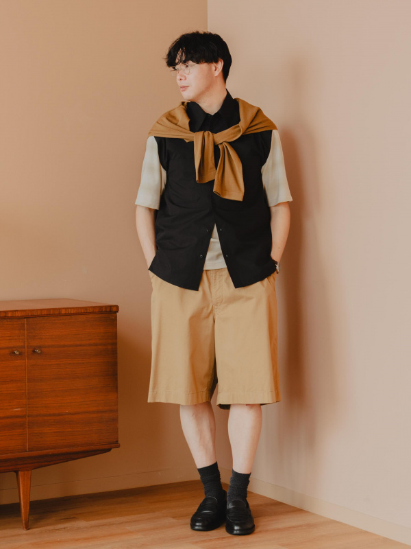 【カジュアルなコーデにマッチ♡】Louis Vuitton Tシャツ ダミエショートスリーブコットンニットシャツ ｜ルイ・ヴィトン