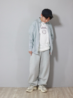 ユニクロ公式 | スウェットワイドパンツ