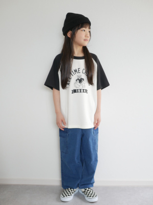 2024年　UNIQLO ユニクロ　キッズ　160 デニム　カーゴパンツ　暖パン 2024年 UNIQLO ユニクロ キッズ 160 デニム カーゴパンツ 暖パン