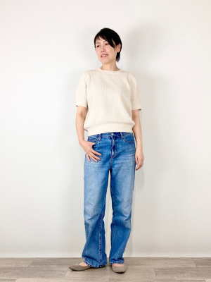 ユニクロ公式 | ワイドストレートジーンズ