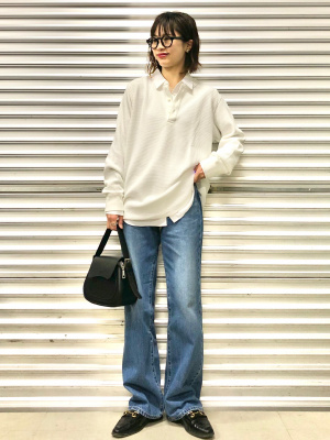 ユニクロ公式 | ワッフルヘンリーネックTシャツ