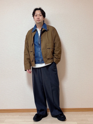 ユニクロ公式 | コットンショートブルゾン