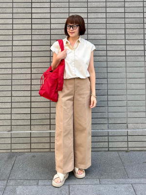 ユニクロ公式 | ワイドチノパンツ