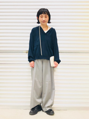 ユニクロ公式 | リラックスフーデッドセーター