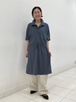 ユニクロ公式 | ジャージーワンピース/5分袖