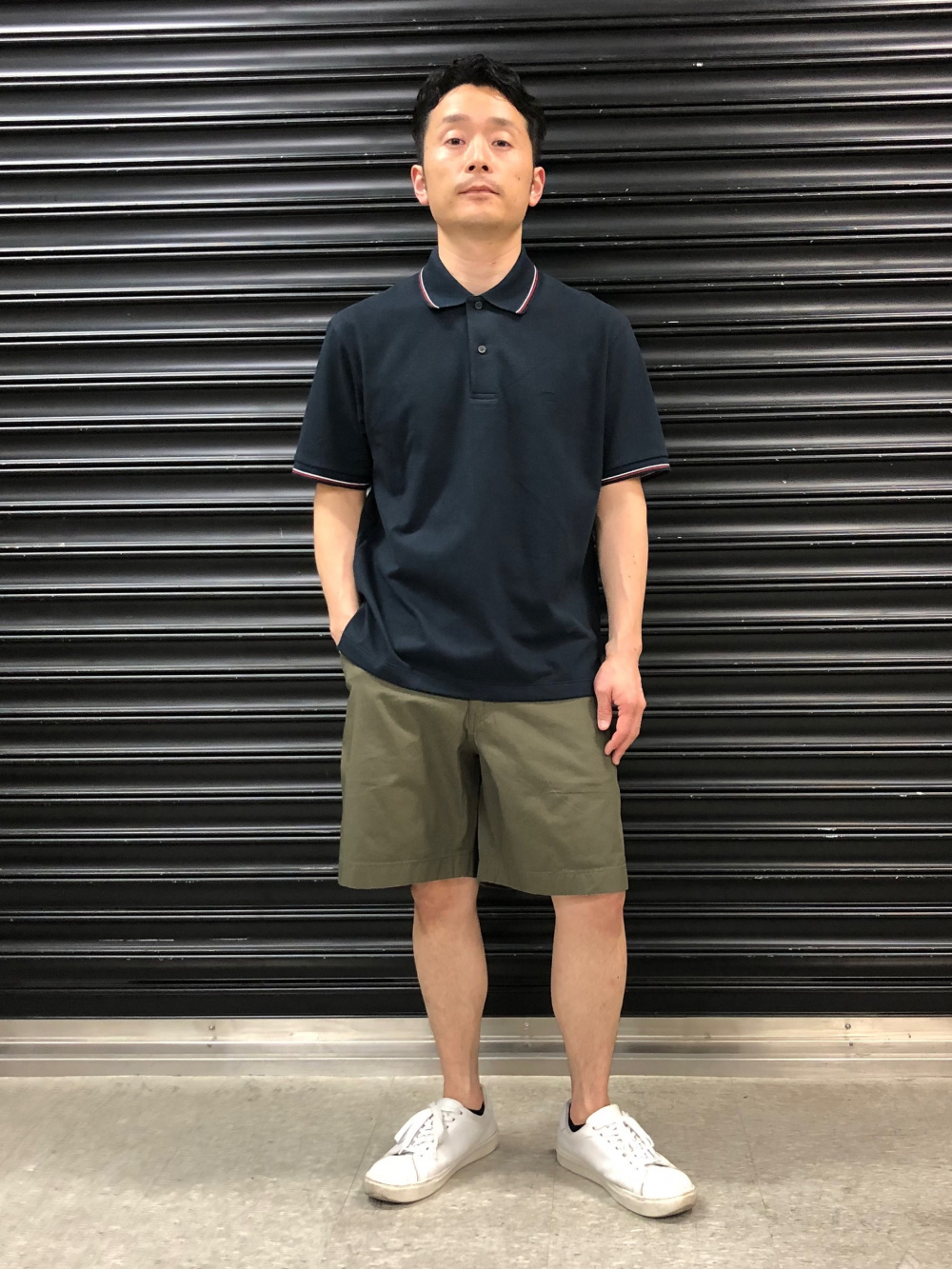c-boy style(No.16)シティーボーイコーデ ポロチノラガーシャツL c-boy style 【シティーボーイコーデ】