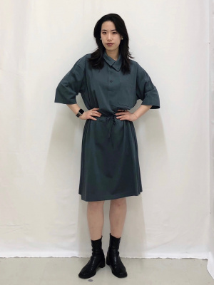 ユニクロ公式 | ジャージーワンピース/5分袖