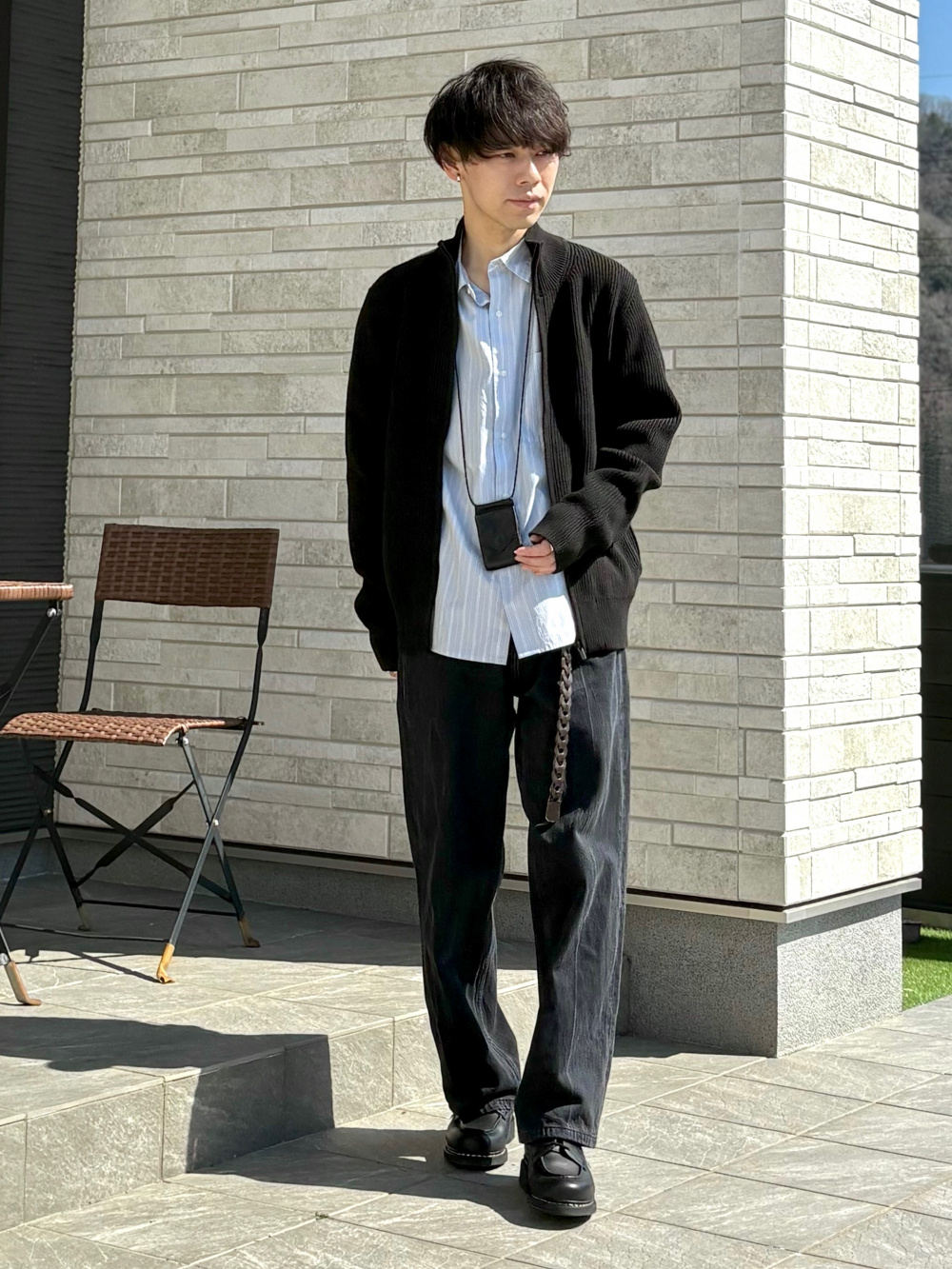 UNIQLO +J ミドルゲージリブフルジップセーター 351-435794/セーター