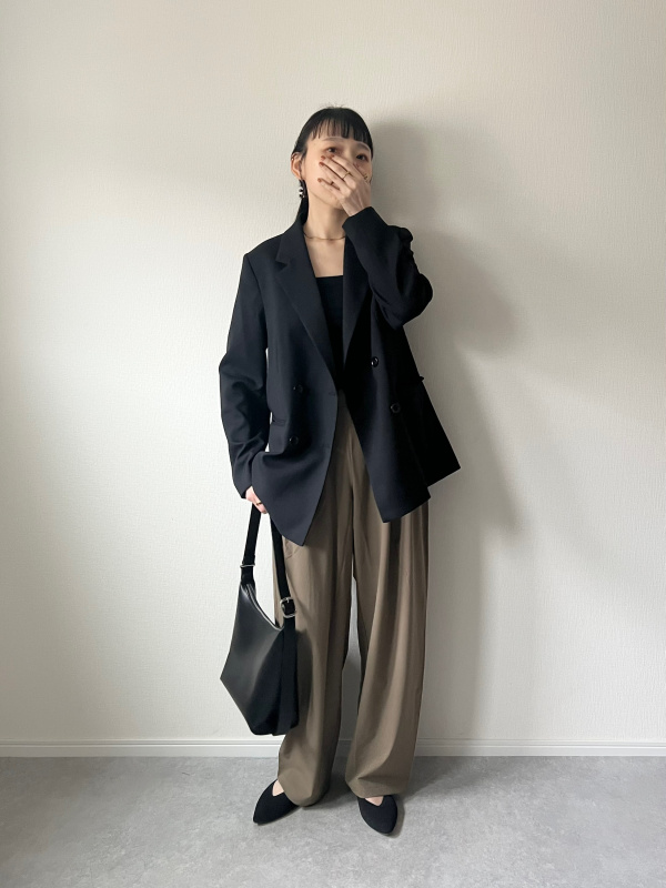 レーヨンスキッパーブラウス/ノースリーブ、感動スリムパンツ