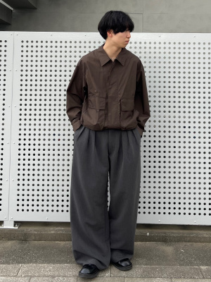 UNIQLOC コットンショートブルゾン 38ダークブラウンMサイズ ユニクロ公式 | コットンショートブルゾン