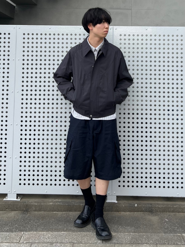 ワイドパラシュートパンツ/デニム、ワイドフィットカーゴハーフパンツ