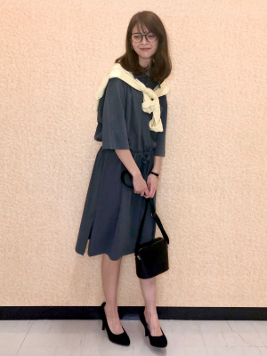 ユニクロ公式 | ジャージーワンピース/5分袖