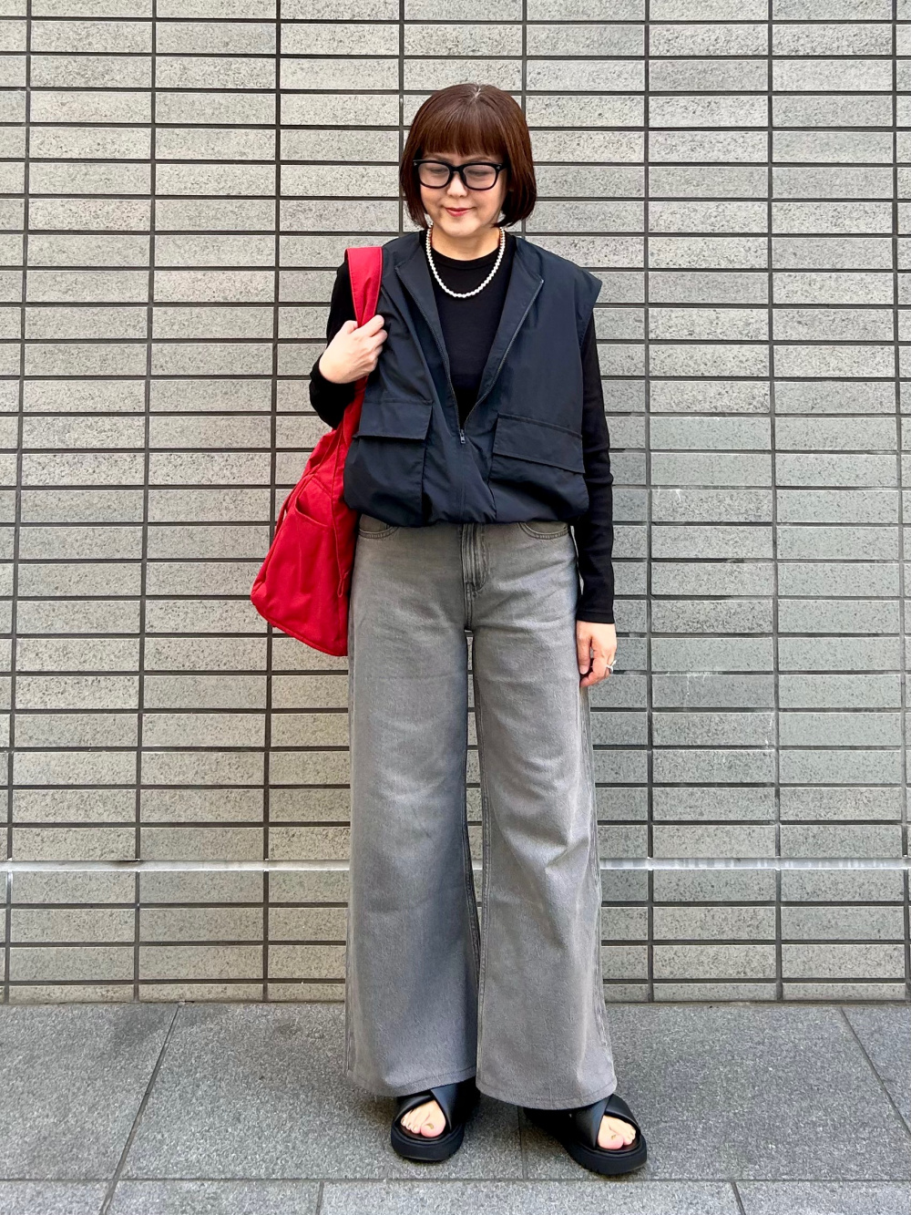 ユニクロC UNIQLOC　フルジップベスト　ブラック ユニクロC フルジップベスト ブラック XXL｜Yahoo!フリマ（旧PayPay