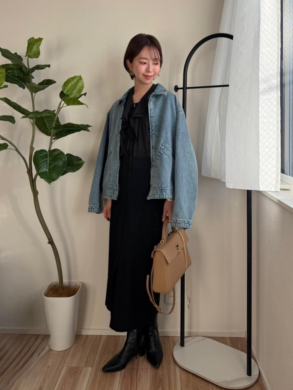 ウルトラストレッチアクティブナローマキシスカート（丈標準86～90cm