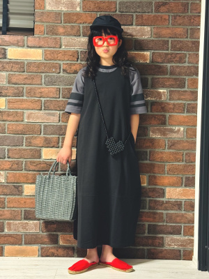 ユニクロ公式 | ジャージーバルーンワンピース/ノースリーブ/丈短め