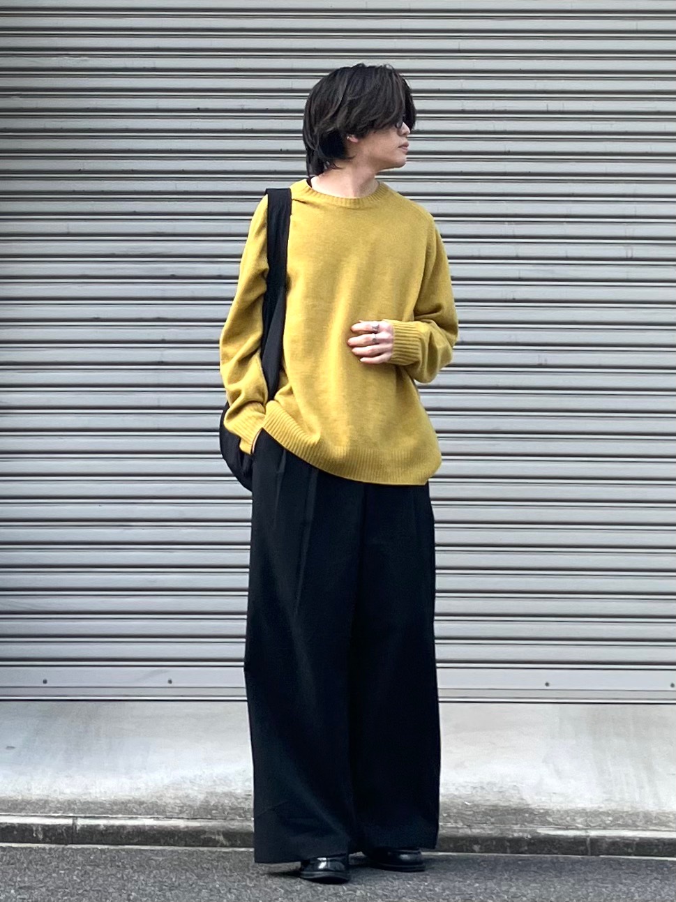 感動ダブルジャケットリラックスフィット、感動タックワイドパンツ」の