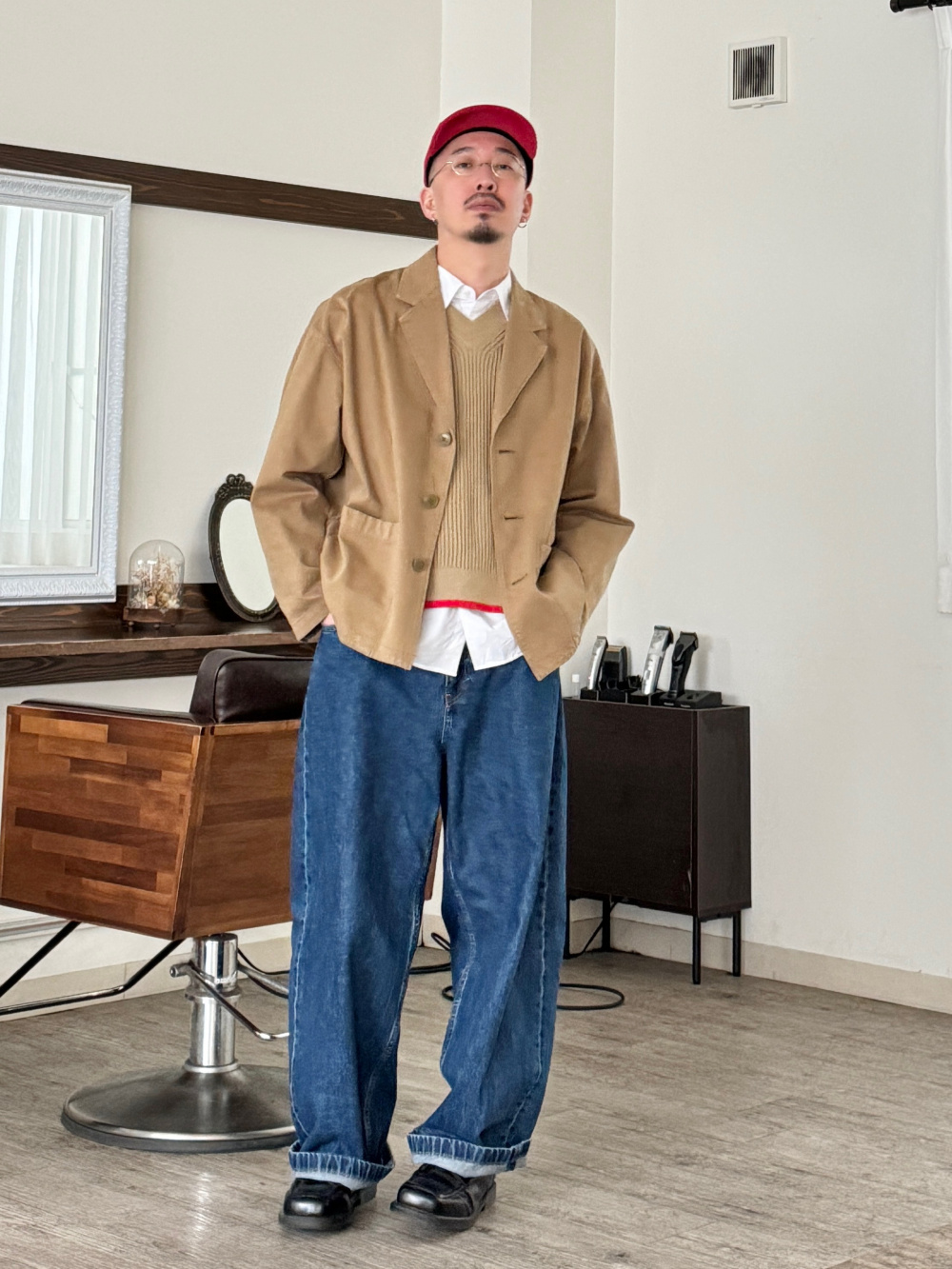 ユニクロ U ボクシーテーラードジャケット Lサイズ ユニクロU ボクシーテーラードジャケット