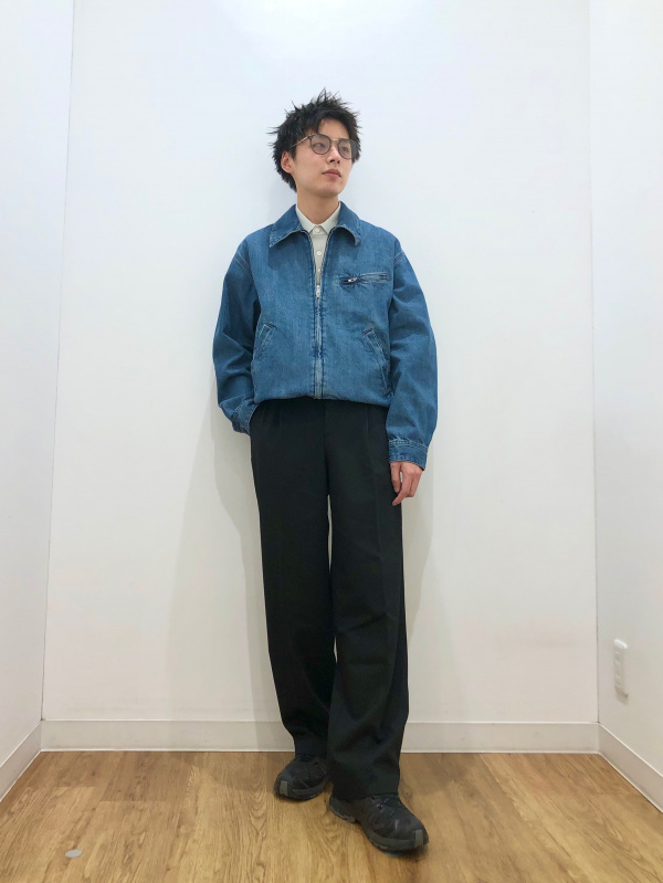 Uniqlo デニム ユニクロ ジップアップブルゾン 00 s ユニクロ OLD