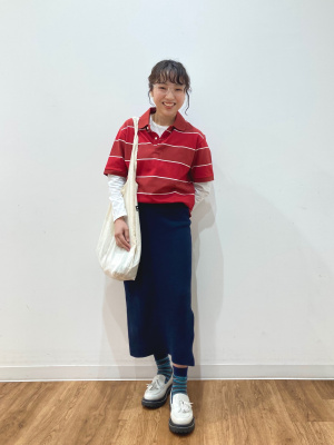 【MONOHA】コットンブレンド スカート 3色 ユニクロ】3990円→2990円に値下げ中！下半身がスッキリみえる