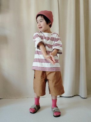 ユニクロ公式 | ボーダークルーネックTシャツ（半袖）