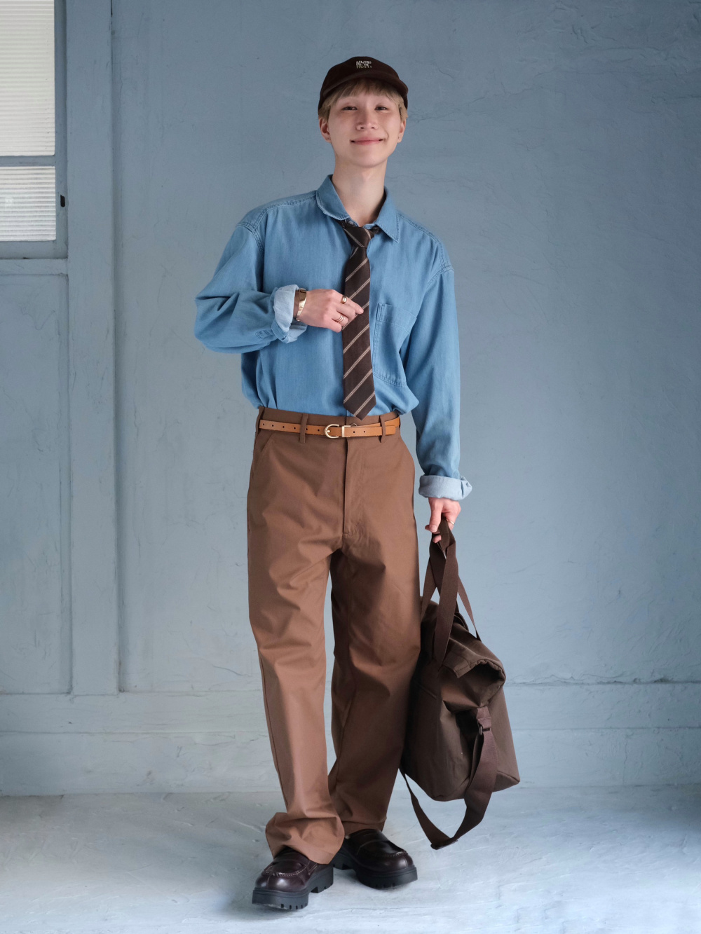 ワークジャケット、イージーワークパンツ」の着用コーディネート